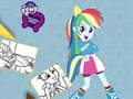 游戏Equestria Girls Coloring Book