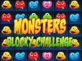 游戏Monsters blocky challenge