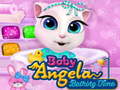游戏Baby Angela Bathing Time