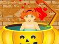 游戏Little Baby Halloween Bathing