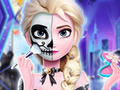 游戏Elsa's Halloween Party Tattoo