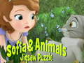 游戏Sofia And Animals Jigsaw Puzzle