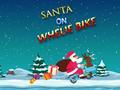 游戏Santa On Wheelie Bike