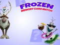 游戏Frozen Memory Card Match