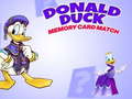 游戏Donald Duck memory card match