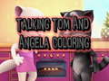 游戏Talking Tom and Angela Coloring