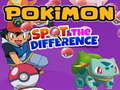 游戏Pokimon Spot the differences