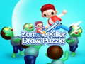 游戏Zombie Killer Draw Puzzle 