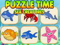 游戏Puzzle Time Sea Creatures