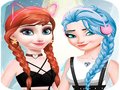 游戏Elsa and Anna Dress Up Makeup 