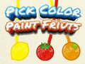 游戏Pick Color Paint Fruits