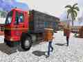 游戏Asian offroad cargo truck driver