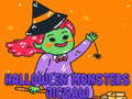 游戏Halloween Monsters Jigsaw