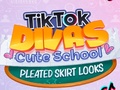 游戏TikTok Divas Cute School Pleated Skirt Looks