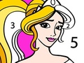 游戏Princess Coloring By Number