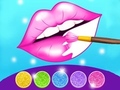 游戏Glitter Lips Coloring Game