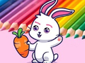 游戏Coloring Book: Rabbit Pull Up Carrot