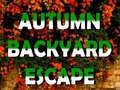游戏Autumn Backyard Escape 