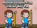 游戏Mystery quest find clever boy kai