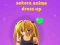 游戏Sakora Anime Dress Up