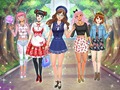 游戏High School Anime Dress Up