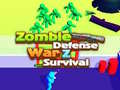 游戏Zombie defense: War Z Survival