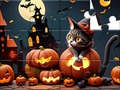 游戏Jigsaw Puzzle: Halloween Cat