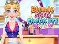 游戏Blonde Sofia Panda Eyes