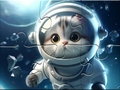 游戏Jigsaw Puzzle: Astronaut-Cat
