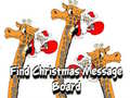 游戏Find Christmas Message Board
