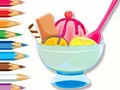 游戏Coloring Book: Ice Cream Sundae