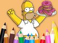 游戏Coloring Book: Simpson Doughnut