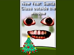 游戏New Year: Santa Claus outside the window
