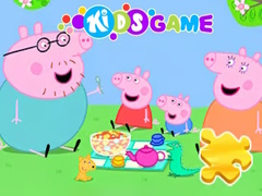 游戏Jigsaw Puzzle: Peppa Pig Family Picnic