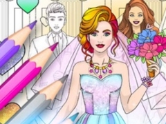游戏Wedding Coloring Dress Up Game