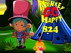 游戏Monkey Go Happy Stage 824