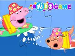 游戏Jigsaw Puzzle: Peppa Pig Sea Sailing