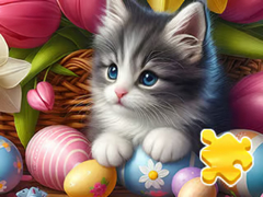 游戏Jigsaw Puzzle: Easter Cat