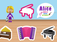 游戏World of Alice Shapes of Musical Instruments