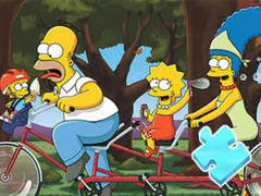 游戏Jigsaw Puzzle: Simpson Family Riding
