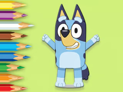 游戏Coloring Book: Happy Bluey