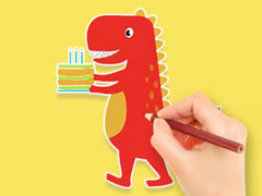 游戏Coloring Book: Dinosaur Birthday