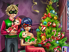 游戏Dotted Girl Family Christmas