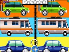 游戏Cartoon Cars Spot The Difference