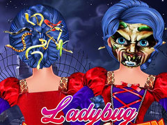 游戏Ladybug Halloween Hairstyles
