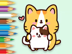 游戏Coloring Book: Hugging Cat