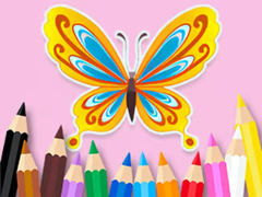 游戏Coloring Book: Beautiful Butterfly