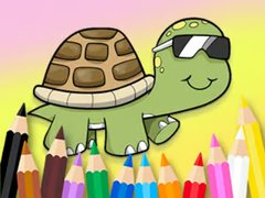 游戏Coloring Book: Sunglasses Turtle