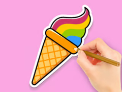 游戏Coloring Book: Rainbow Ice Cream