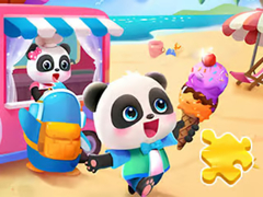游戏Jigsaw Puzzle: Baby Panda Ice Cream Car